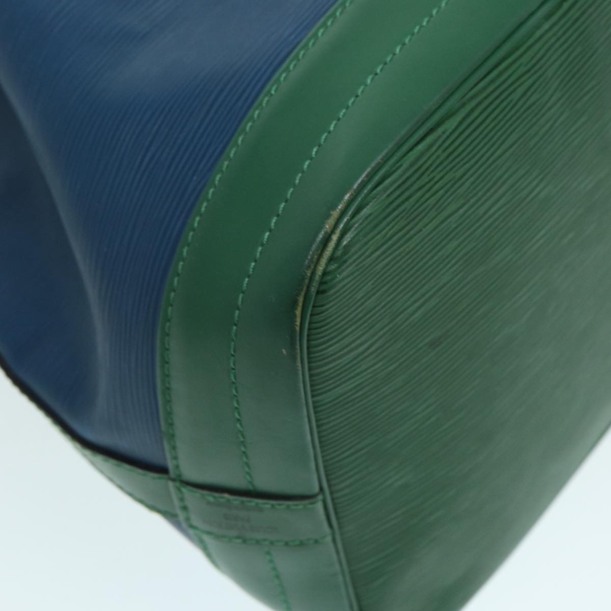 LOUIS VUITTON Epi Noe Shoulder Bag Bicolor Green Blue M44044 LV Auth 87511