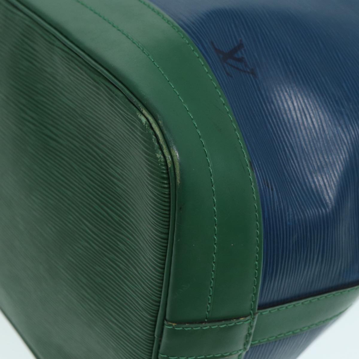 LOUIS VUITTON Epi Noe Shoulder Bag Bicolor Green Blue M44044 LV Auth 87511