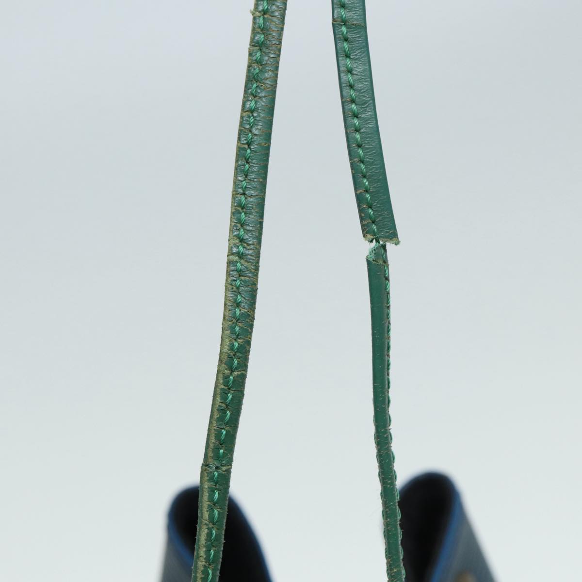 LOUIS VUITTON Epi Noe Shoulder Bag Bicolor Green Blue M44044 LV Auth 87511