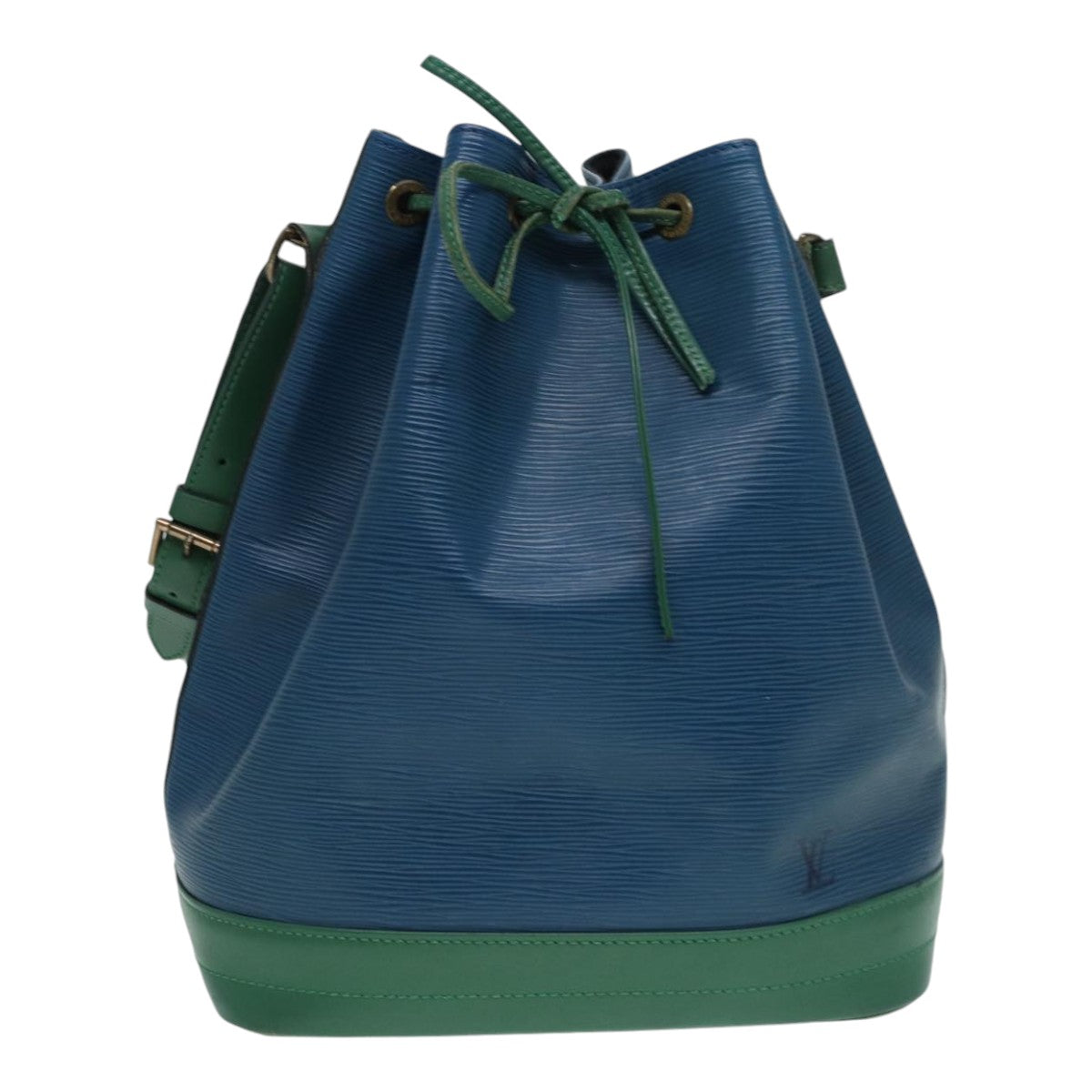 LOUIS VUITTON Epi Noe Shoulder Bag Bicolor Green Blue M44044 LV Auth 87511