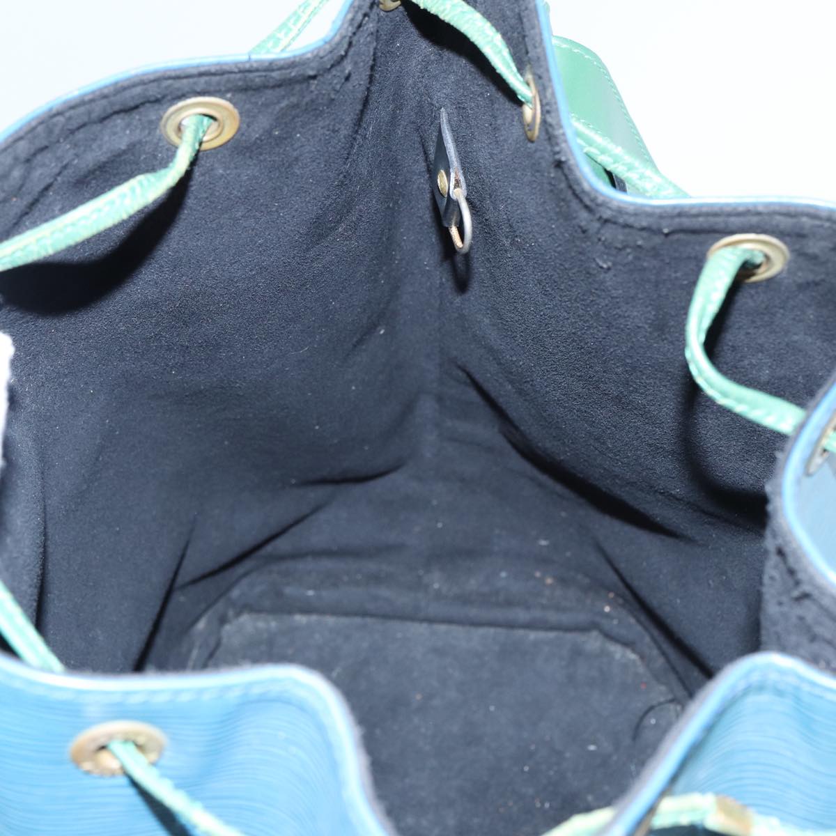 LOUIS VUITTON Epi Noe Shoulder Bag Bicolor Green Blue M44044 LV Auth 87511