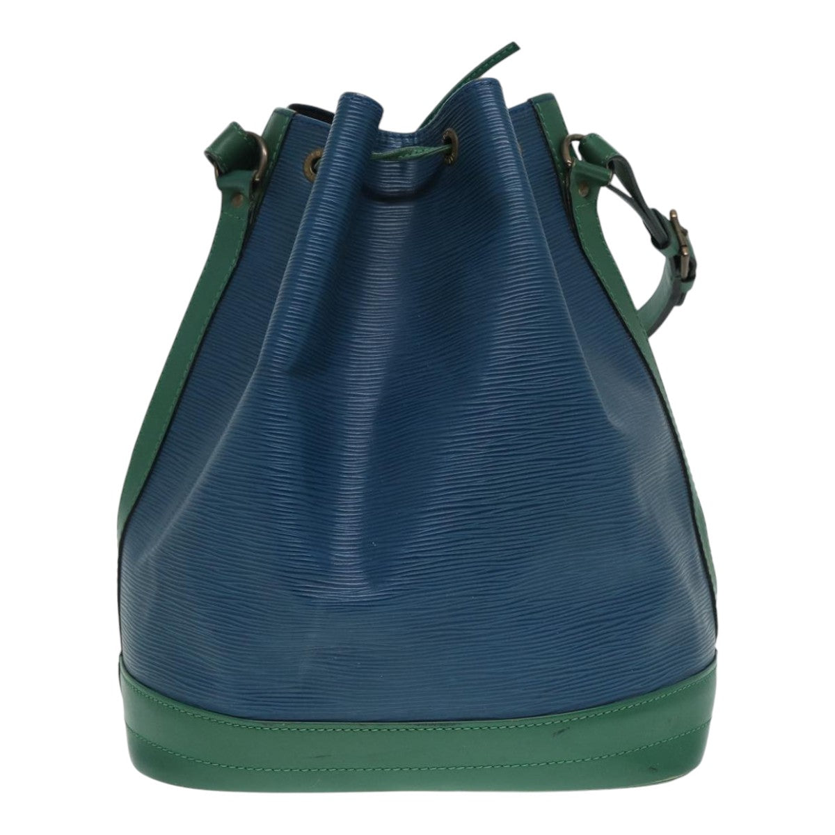 LOUIS VUITTON Epi Noe Shoulder Bag Bicolor Green Blue M44044 LV Auth 87511