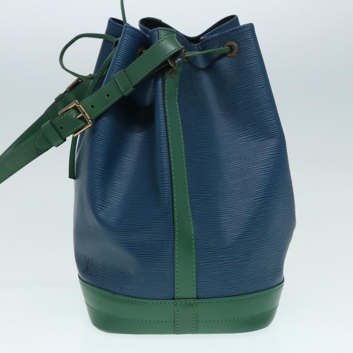 LOUIS VUITTON Epi Noe Shoulder Bag Bicolor Green Blue M44044 LV Auth 87511
