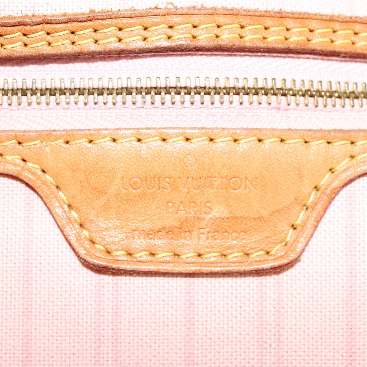 LOUIS VUITTON Damier Azur Neverfull MM Tote Bag N41605 LV Auth 87566