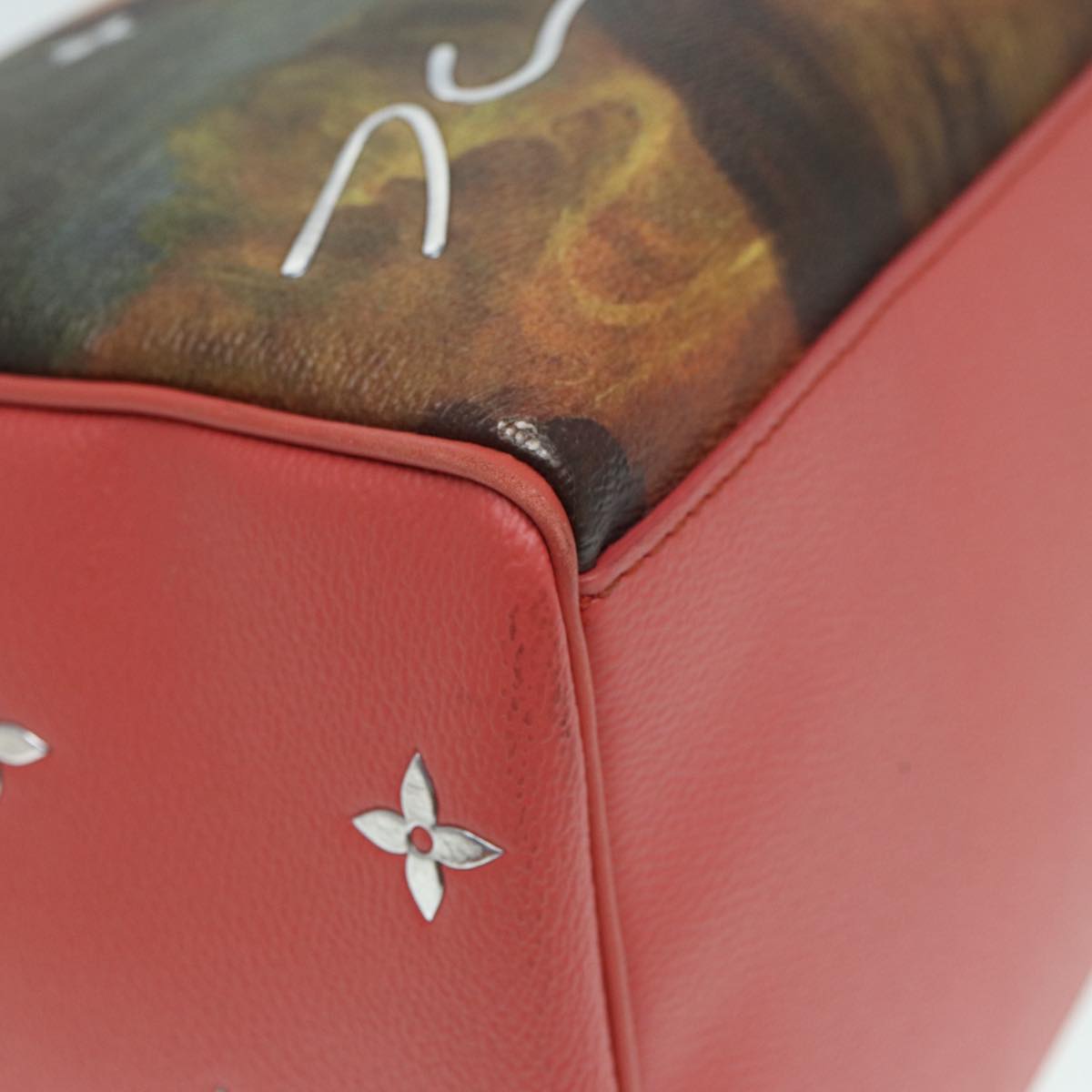 LOUIS VUITTON Masters Collection Mona Lisa Speedy 30 Bag M43372 LV Auth 87609SAM