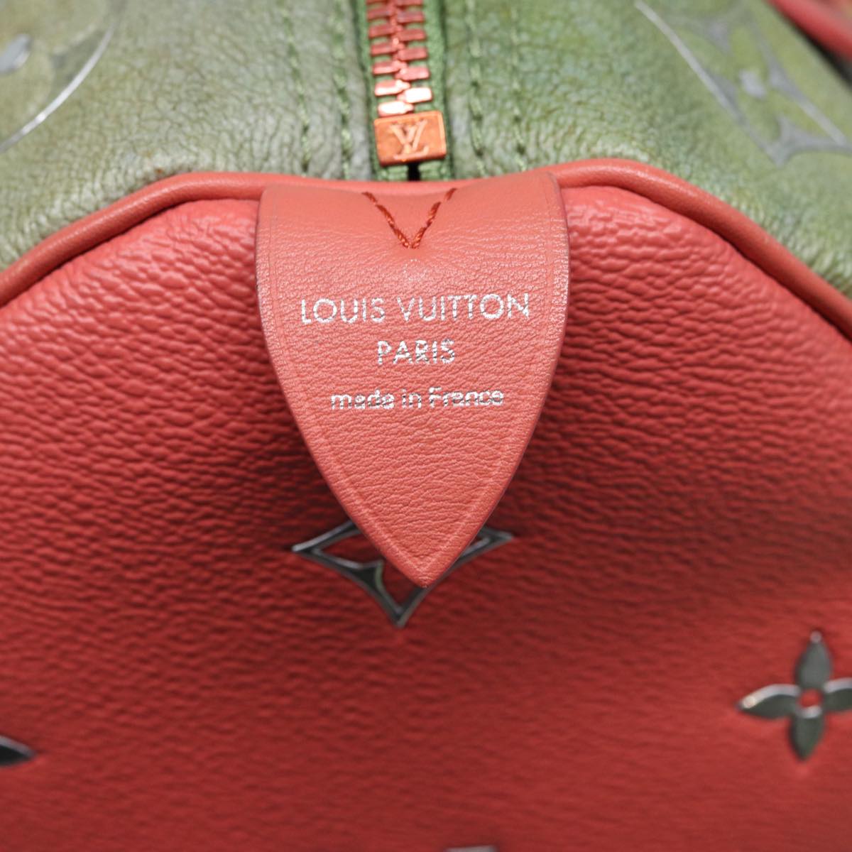 LOUIS VUITTON Masters Collection Mona Lisa Speedy 30 Bag M43372 LV Auth 87609SAM