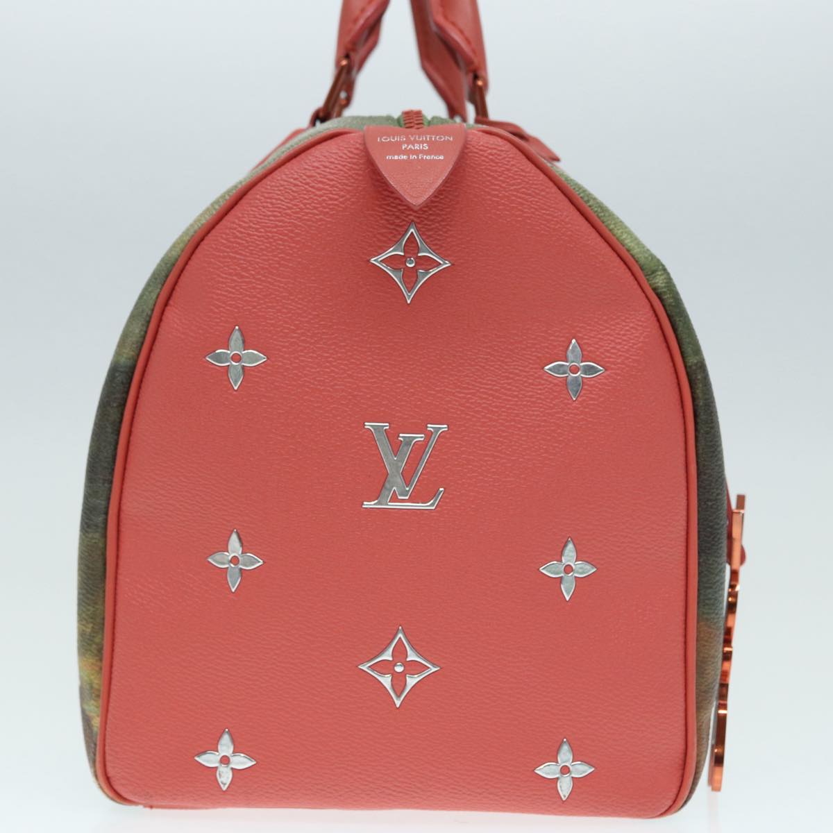 LOUIS VUITTON Masters Collection Mona Lisa Speedy 30 Bag M43372 LV Auth 87609SAM