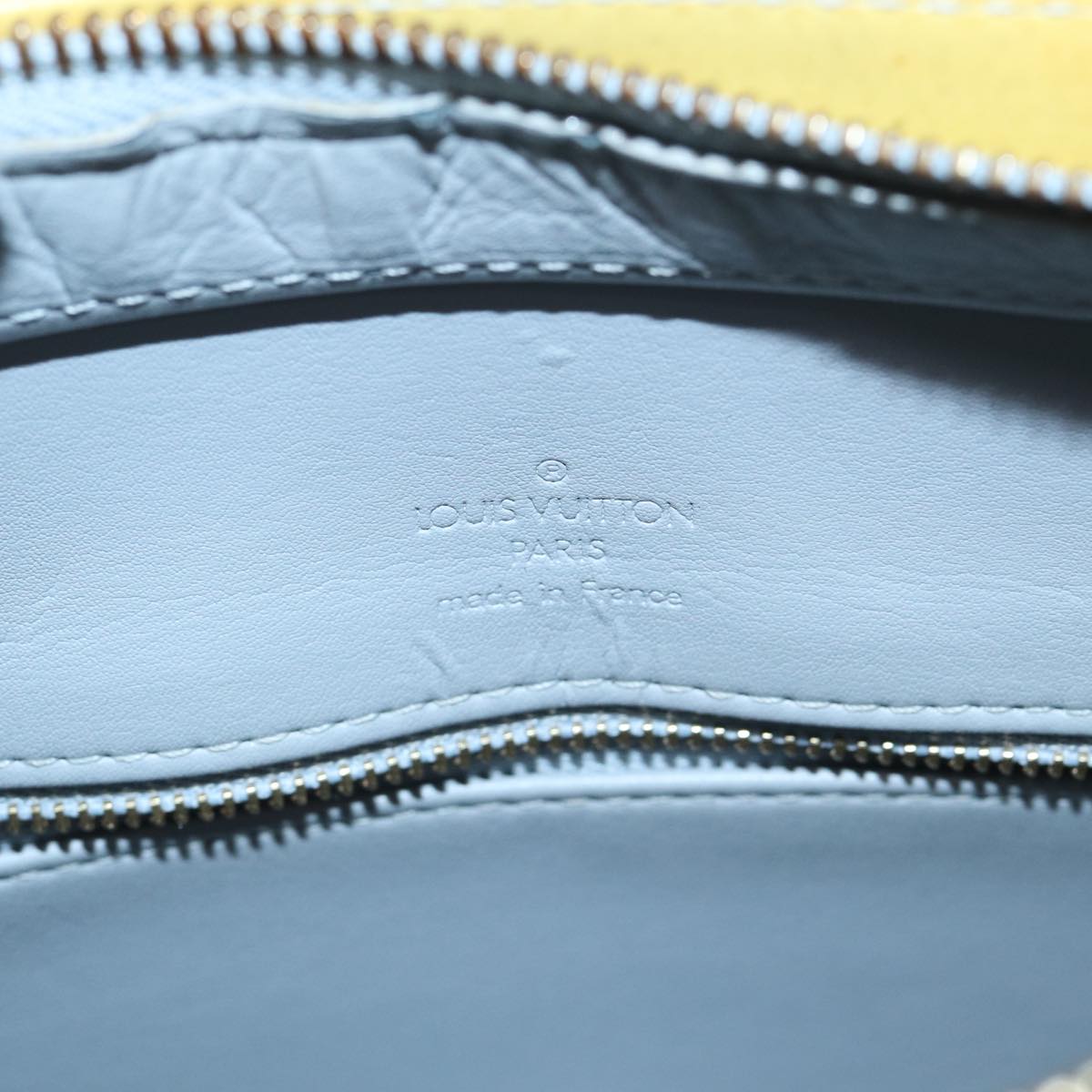 LOUIS VUITTON Monogram Vernis Houston Hand Bag Gris M91053 LV Auth 87791