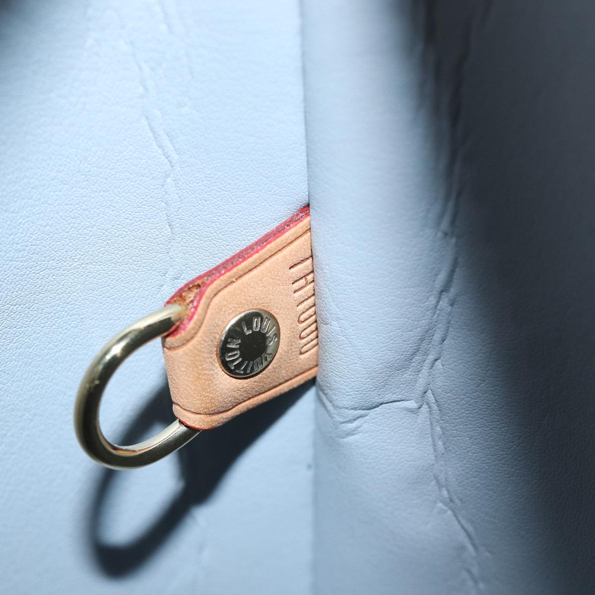 LOUIS VUITTON Monogram Vernis Houston Hand Bag Gris M91053 LV Auth 87791