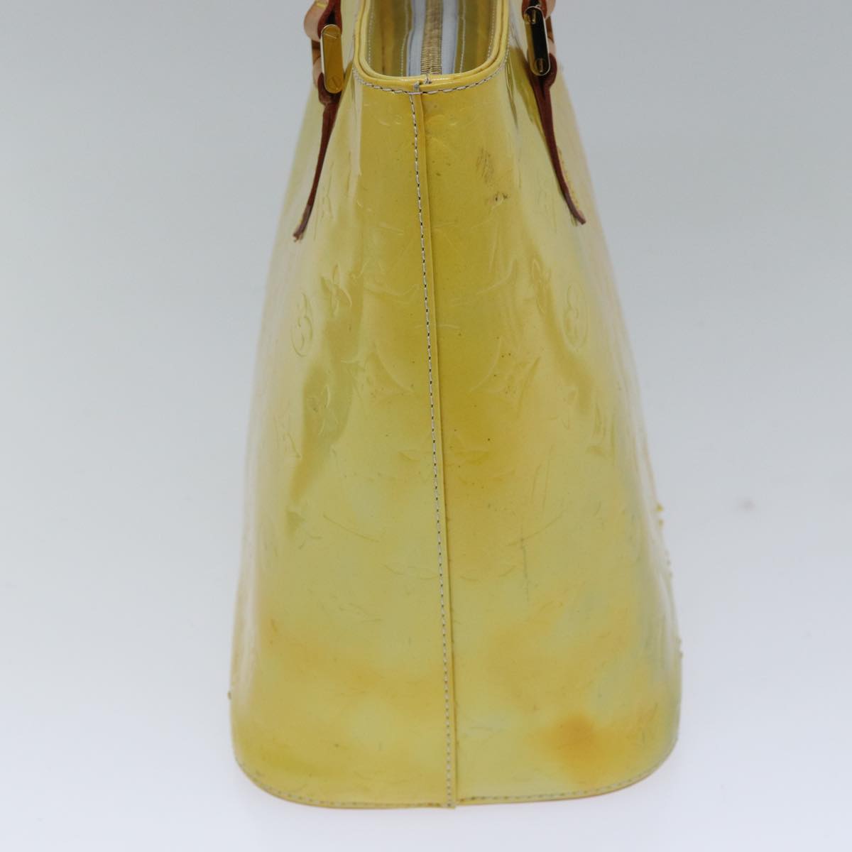 LOUIS VUITTON Monogram Vernis Houston Hand Bag Gris M91053 LV Auth 87791