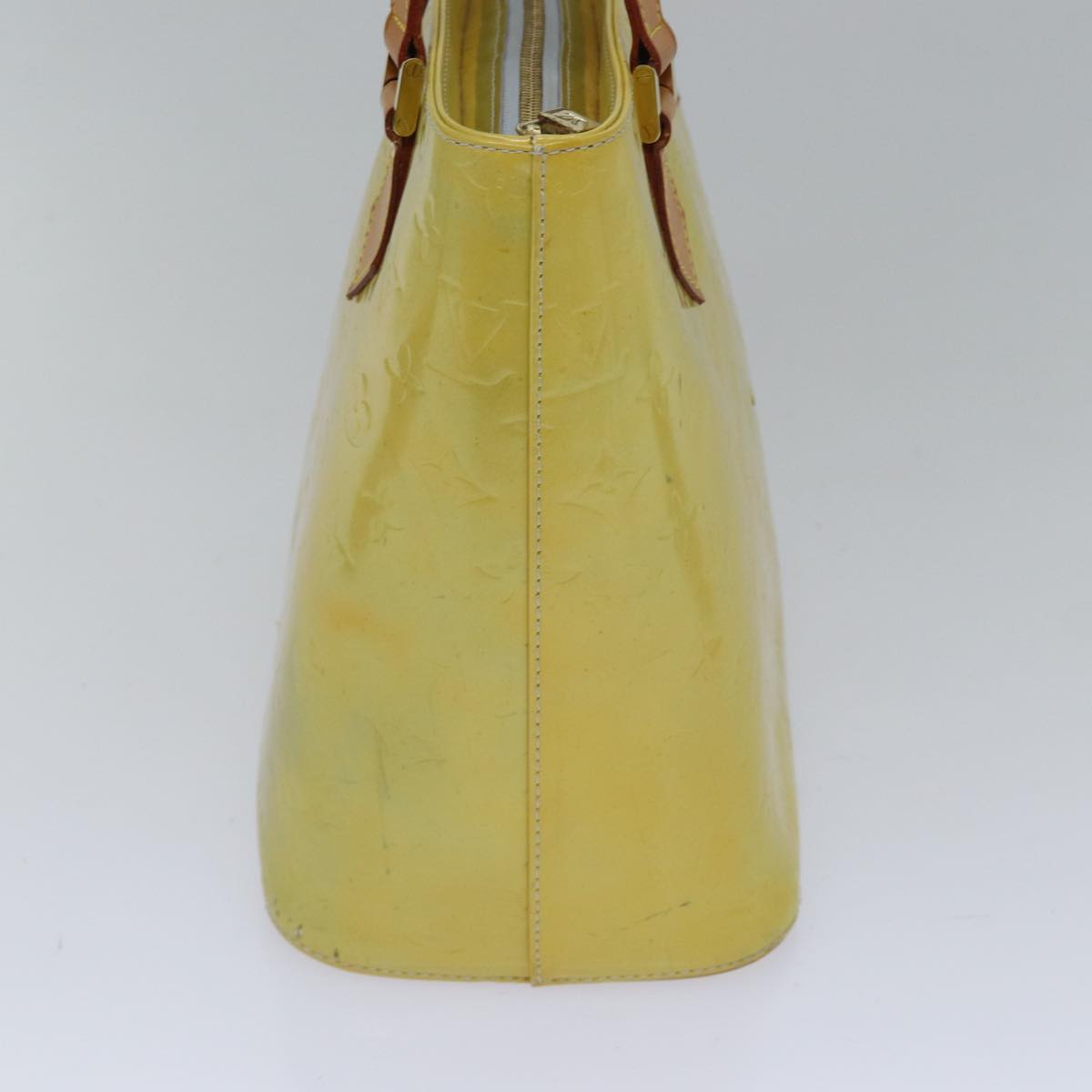 LOUIS VUITTON Monogram Vernis Houston Hand Bag Gris M91053 LV Auth 87791