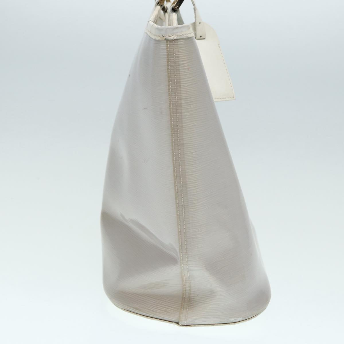 LOUIS VUITTON Epi Plage Lagoon Bay Tote Bag White Clear M92151 LV Auth 87892