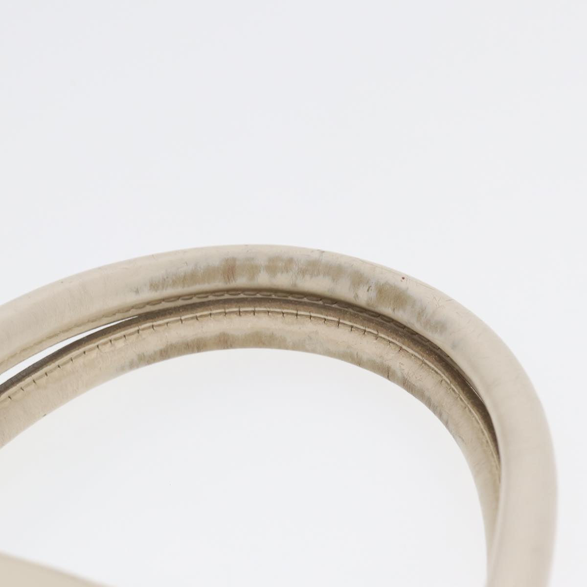 LOUIS VUITTON Epi Boring Montaigne GM Hand Bag White Yvoire M5931J LV Auth 87942