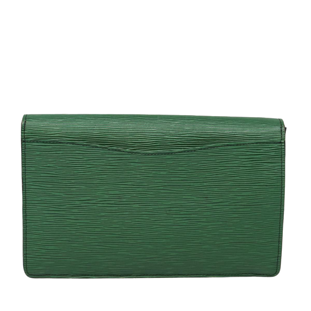 LOUIS VUITTON Epi Montaigne 27 Clutch Bag Green M52654 LV Auth 87962