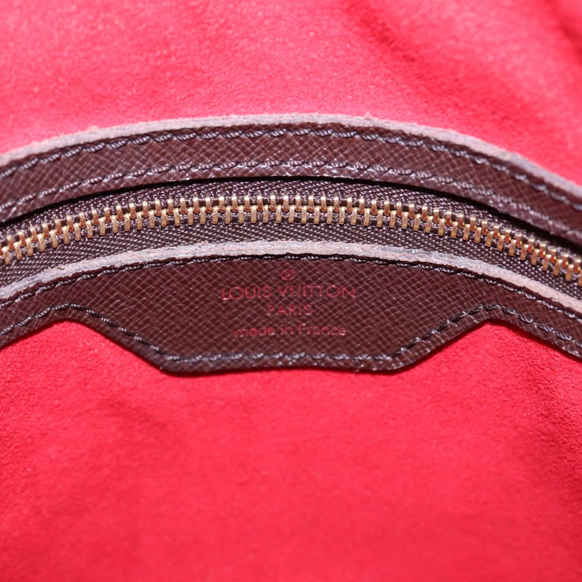 LOUIS VUITTON Damier Ebene Marais Shoulder Bag N42240 LV Auth 87969