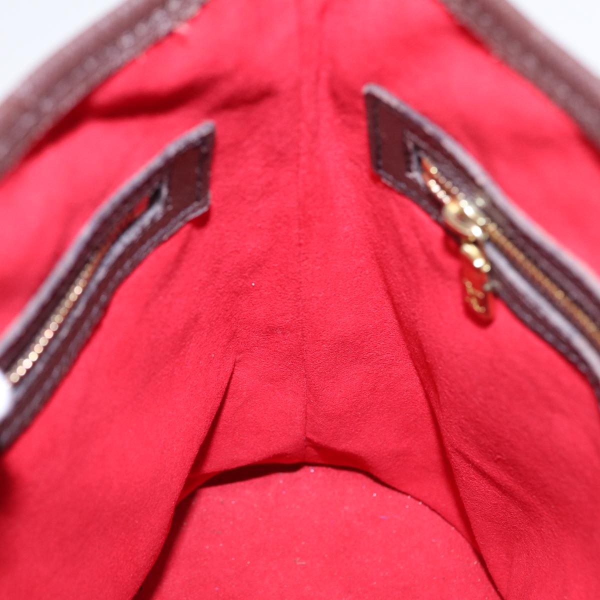 LOUIS VUITTON Damier Ebene Marais Shoulder Bag N42240 LV Auth 87969