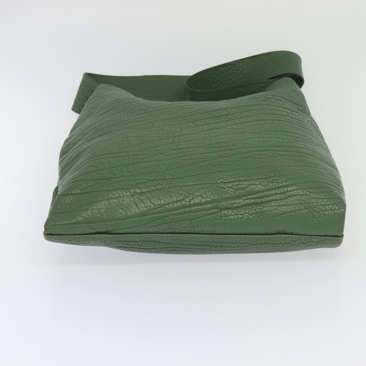 PRADA Shoulder Bag Leather Green Auth 88242SV