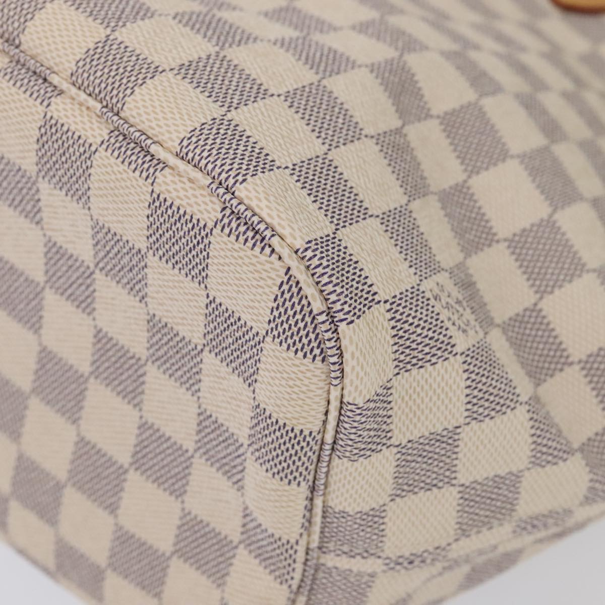 LOUIS VUITTON Damier Azur Neverfull MM Tote Bag N41605 LV Auth 88277AV