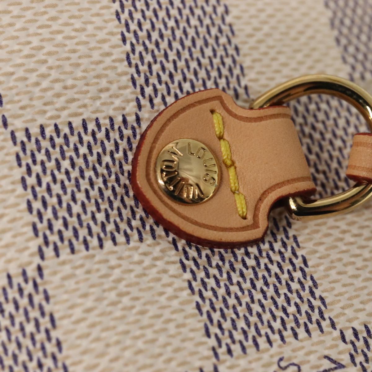 LOUIS VUITTON Damier Azur Neverfull MM Tote Bag N41605 LV Auth 88277AV