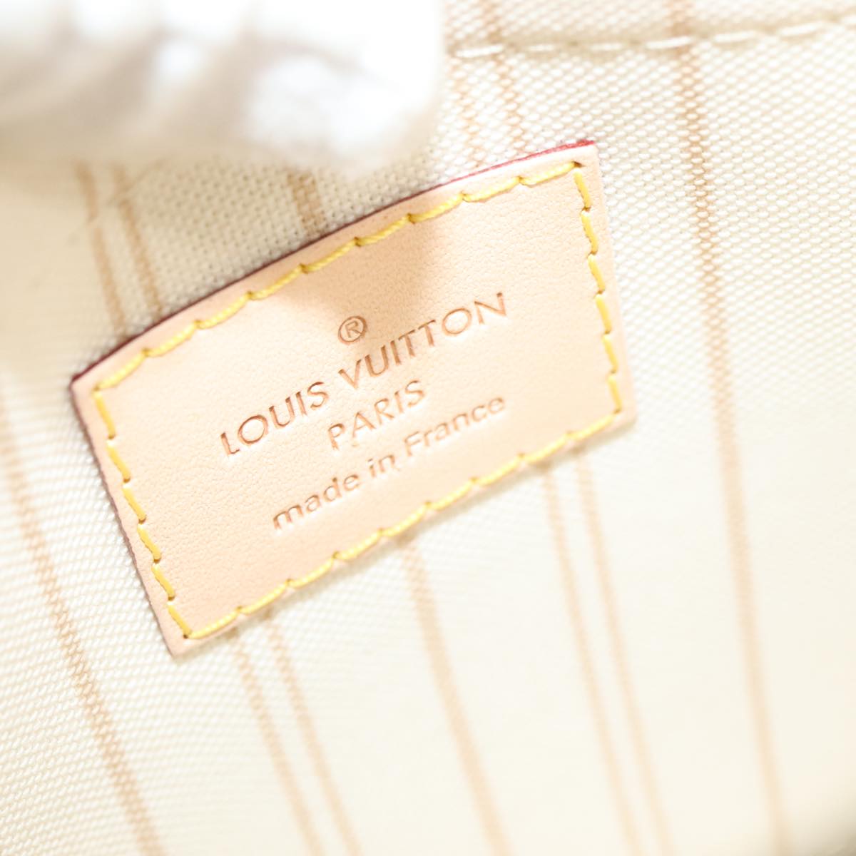 LOUIS VUITTON Damier Azur Neverfull MM Tote Bag N41605 LV Auth 88277AV