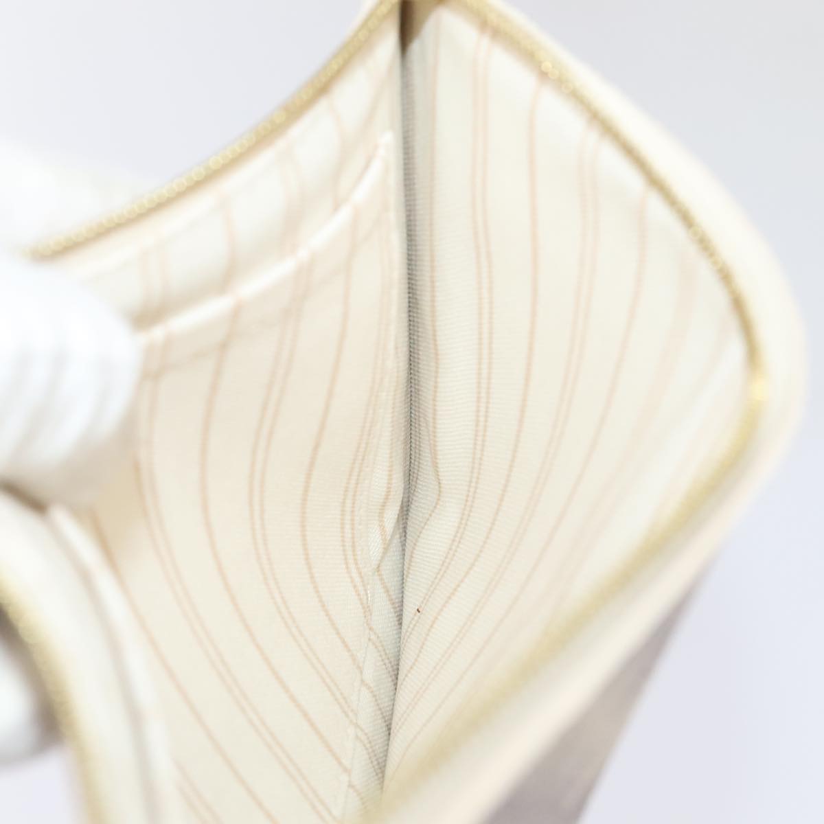 LOUIS VUITTON Damier Azur Neverfull MM Tote Bag N41605 LV Auth 88277AV