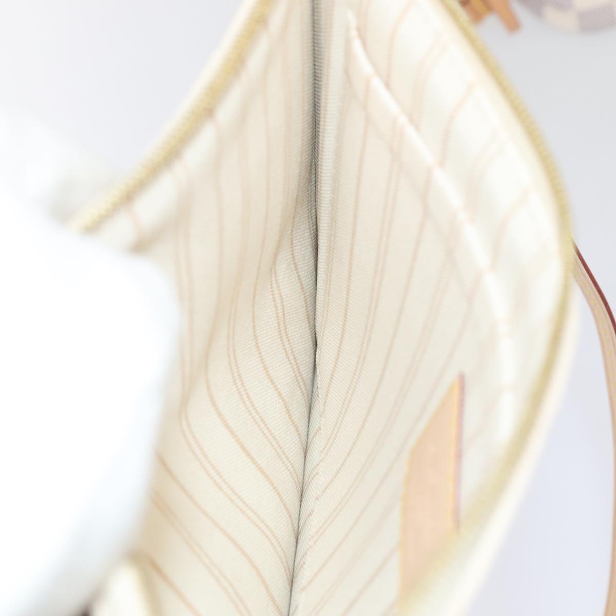 LOUIS VUITTON Damier Azur Neverfull MM Tote Bag N41605 LV Auth 88277AV