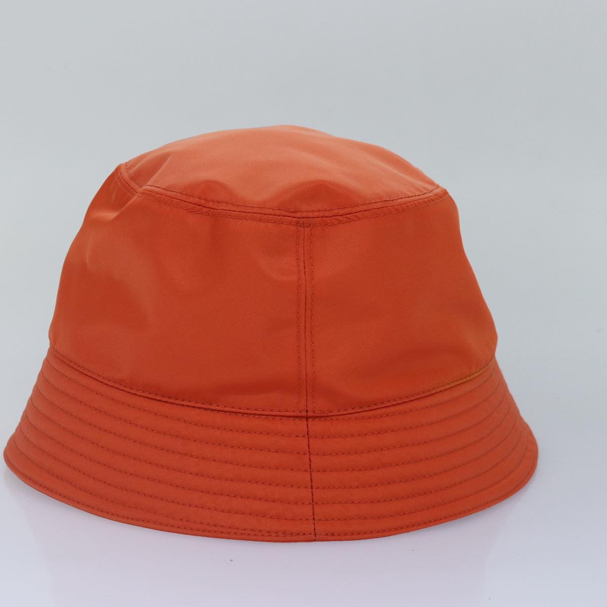 PRADA Bucket Hat Nylon L Orange Auth 88334V