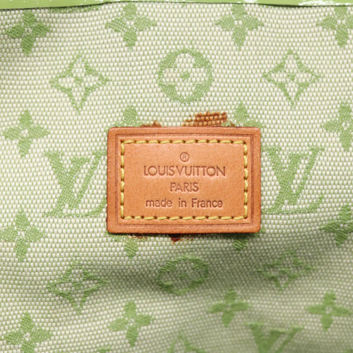 LOUIS VUITTON Monogram Mini Trousse Marie Kate Pouch Green M92935 Auth 88437V
