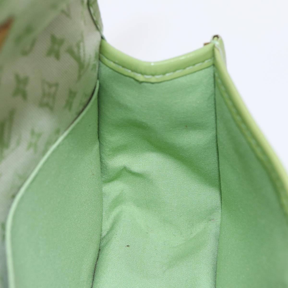 LOUIS VUITTON Monogram Mini Trousse Marie Kate Pouch Green M92935 Auth 88437V