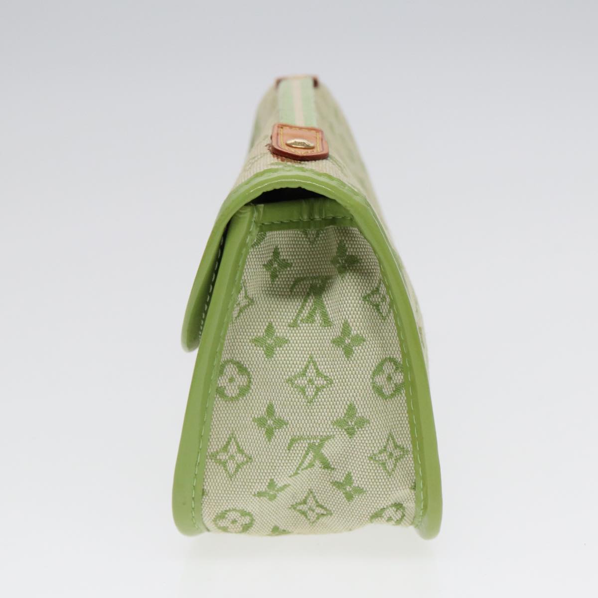 LOUIS VUITTON Monogram Mini Trousse Marie Kate Pouch Green M92935 Auth 88437V