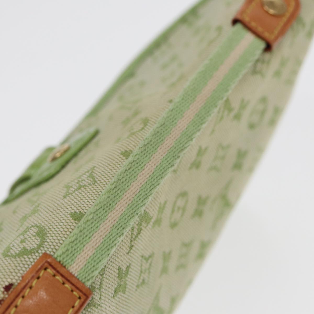 LOUIS VUITTON Monogram Mini Trousse Marie Kate Pouch Green M92935 Auth 88437V