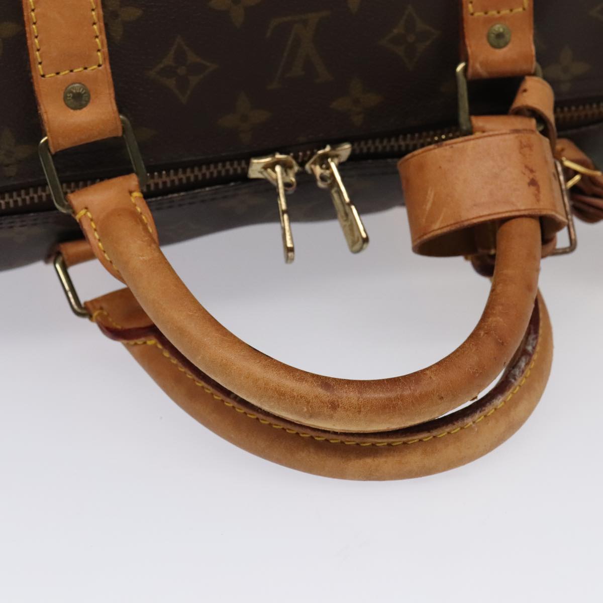 LOUIS VUITTON Monogram Keepall 60 Boston Bag M41422 LV Auth 88579