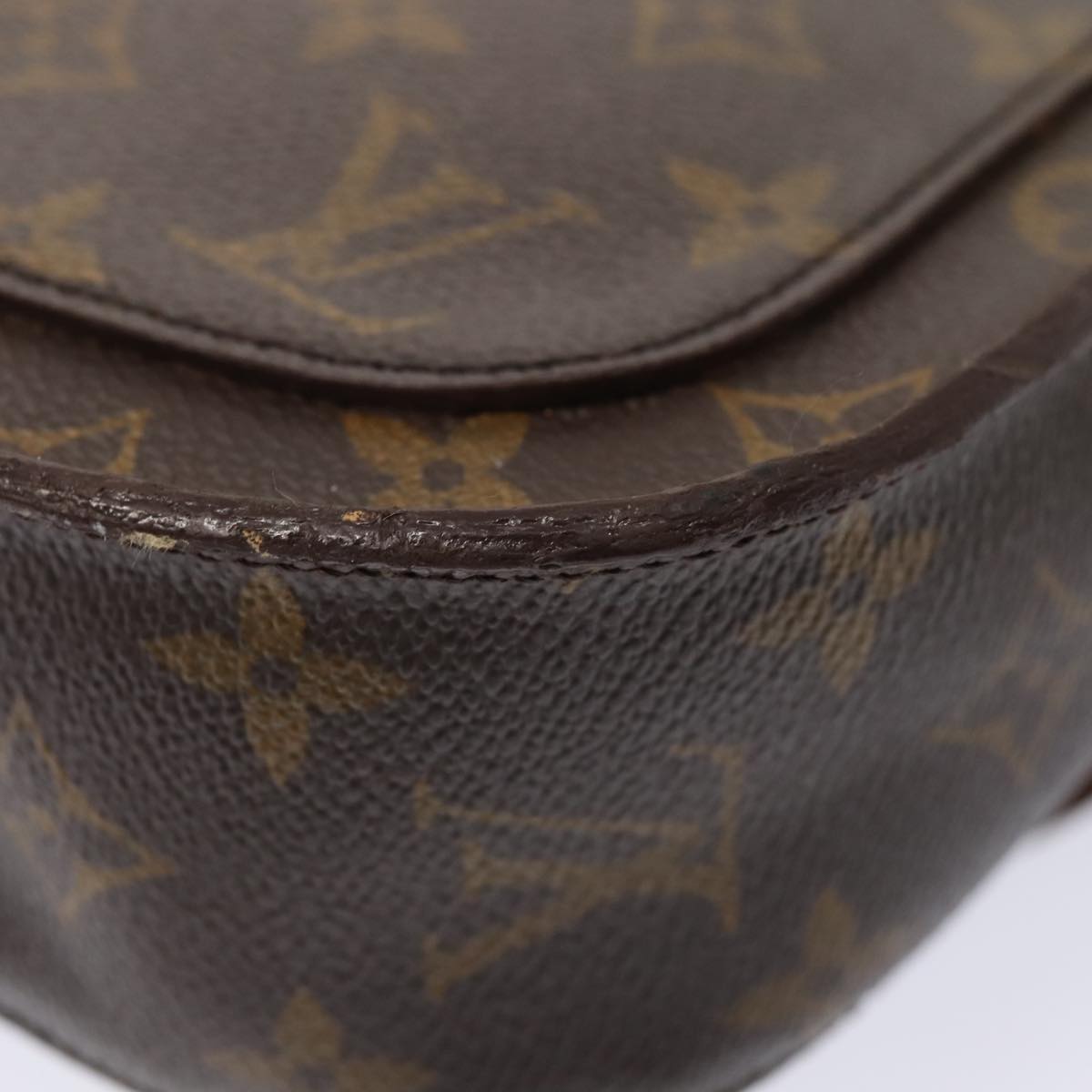 LOUIS VUITTON Monogram Saint Cloud GM Shoulder Bag M51242 LV Auth 88587