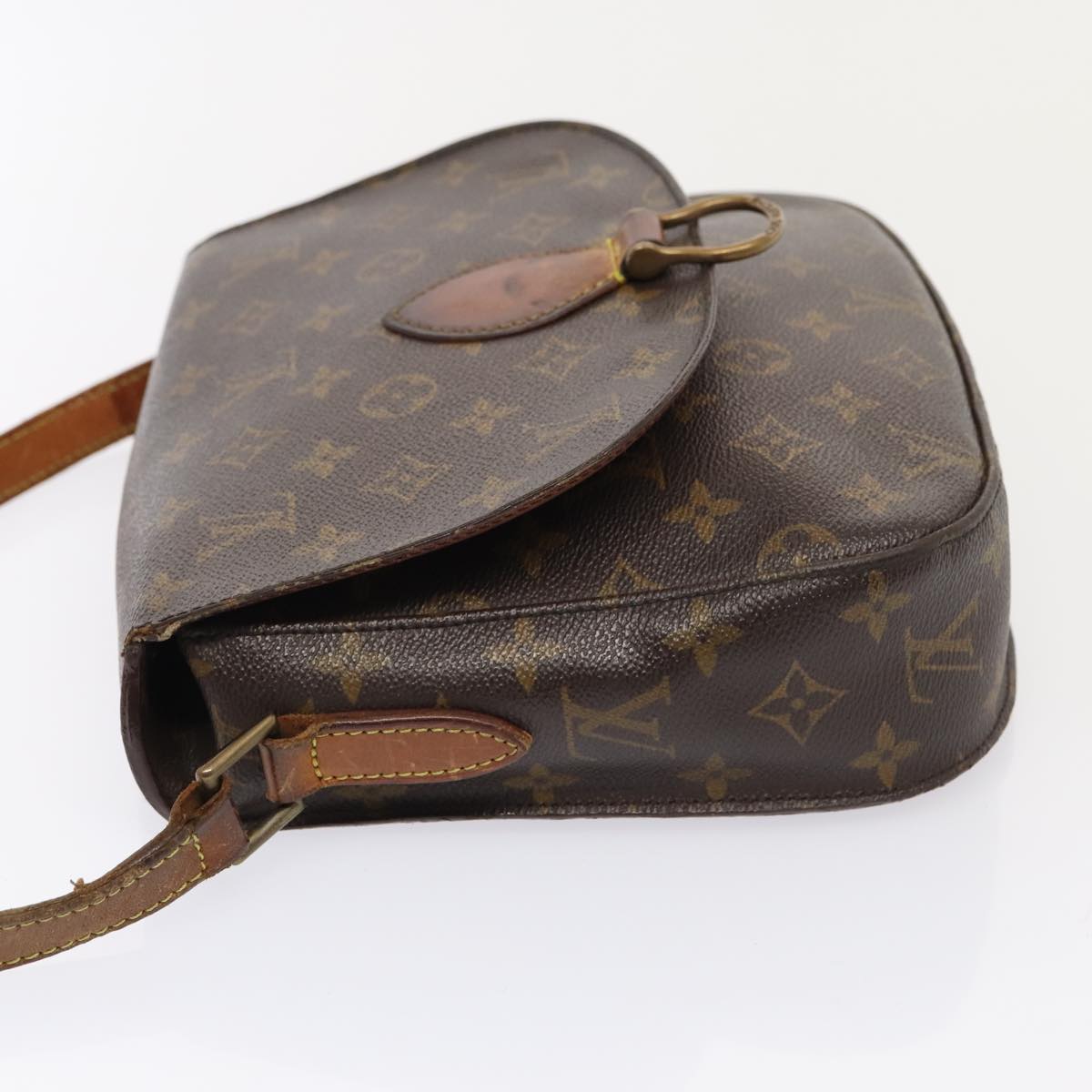 LOUIS VUITTON Monogram Saint Cloud GM Shoulder Bag M51242 LV Auth 88587
