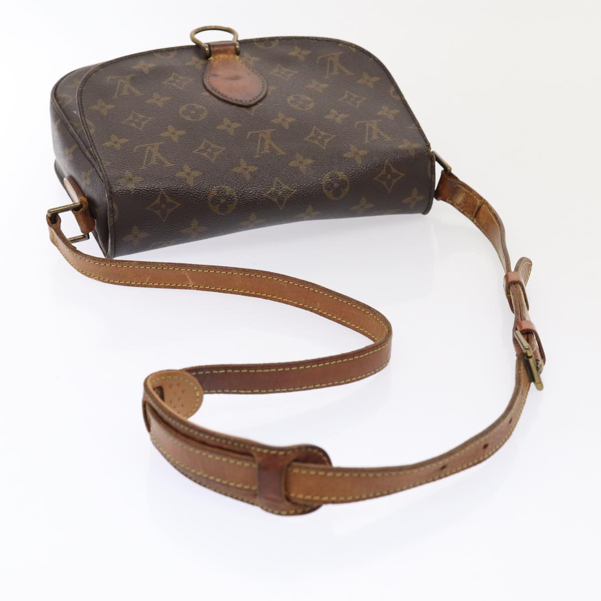 LOUIS VUITTON Monogram Saint Cloud GM Shoulder Bag M51242 LV Auth 88587