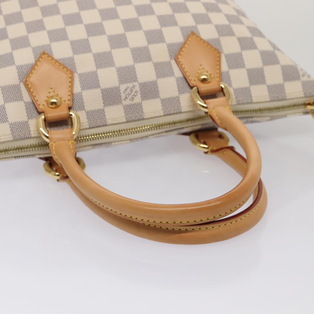 LOUIS VUITTON Damier Azur Saleya PM Tote Bag N51186 LV Auth 88918V