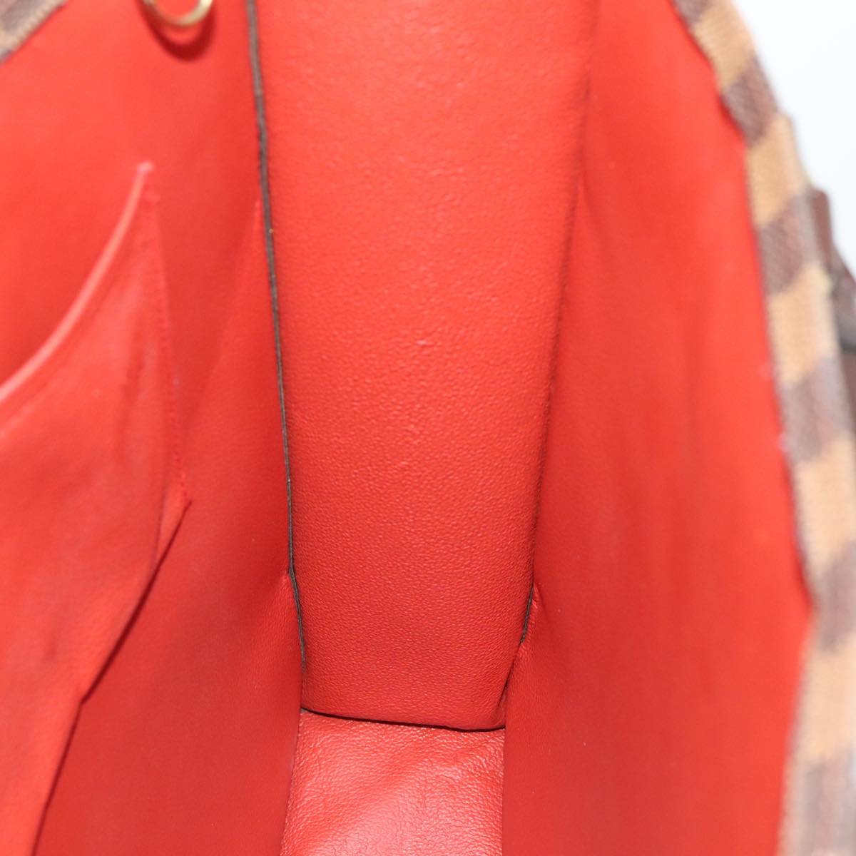 LOUIS VUITTON Damier Ebene Sac Plat Hand Bag N51140 LV Auth 88919AV