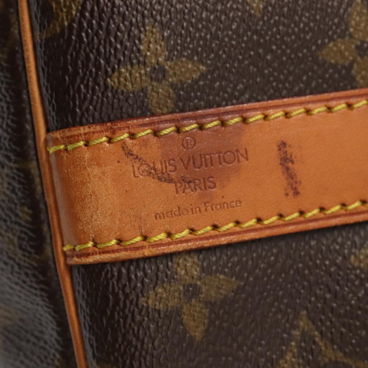 LOUIS VUITTON Monogram Keepall Bandouliere 55 Boston Bag M41414 LV Auth 88923