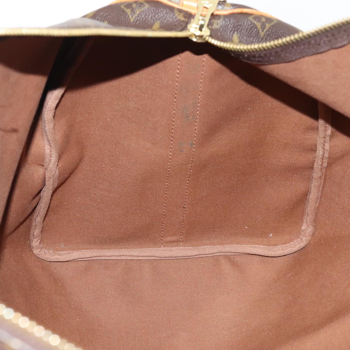 LOUIS VUITTON Monogram Keepall Bandouliere 55 Boston Bag M41414 LV Auth 88923