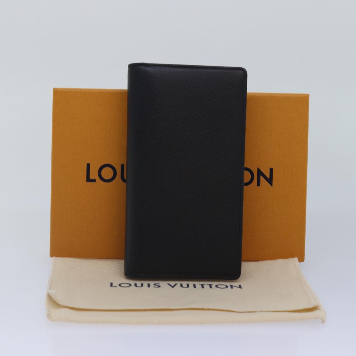 LOUIS VUITTON Taiga Agenda Poche Note Cover Ardoise R20425 LV Auth 89057A