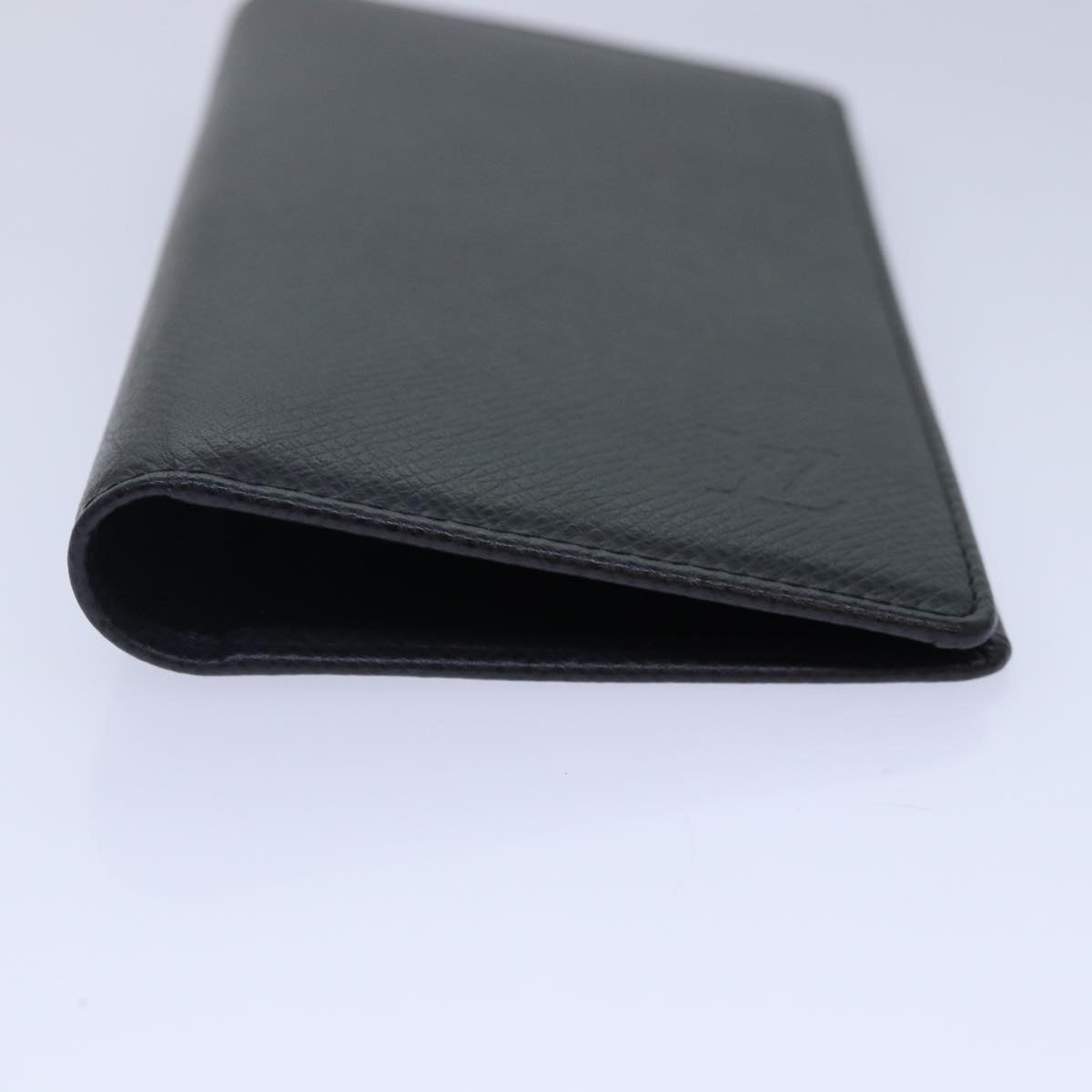 LOUIS VUITTON Taiga Agenda Poche Note Cover Ardoise R20425 LV Auth 89057A