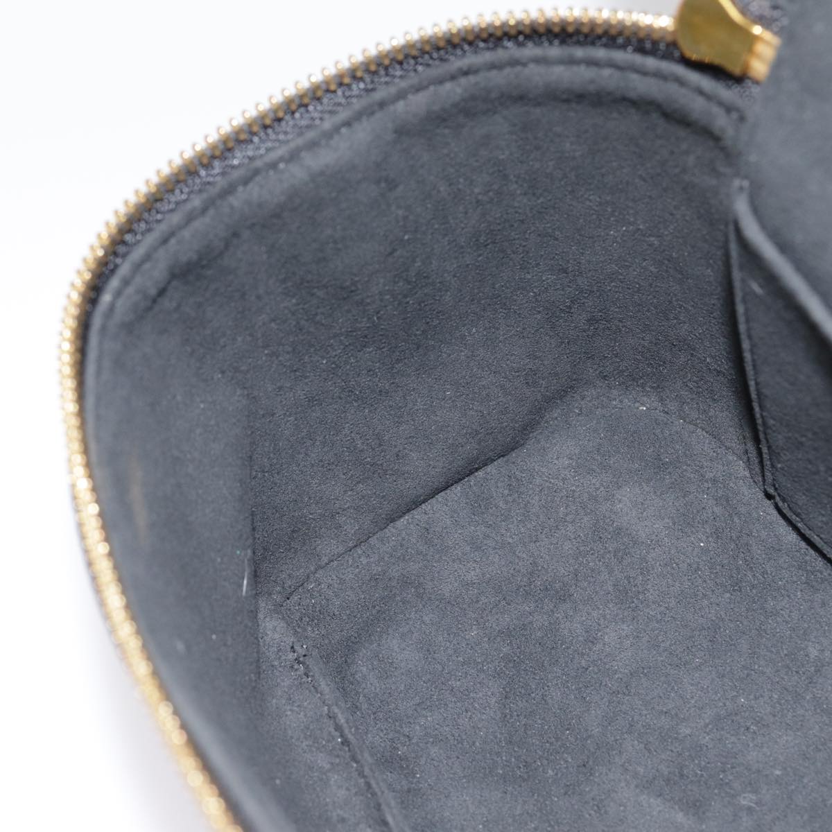 LOUIS VUITTON Monogram Game On Vanity PM Hand Bag Black M57482 LV Auth 89082SM