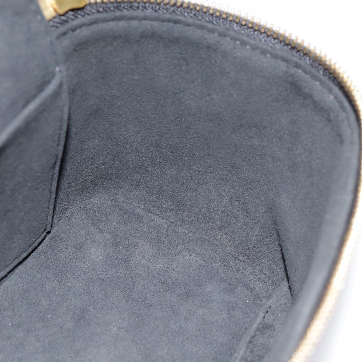 LOUIS VUITTON Monogram Game On Vanity PM Hand Bag Black M57482 LV Auth 89082SM