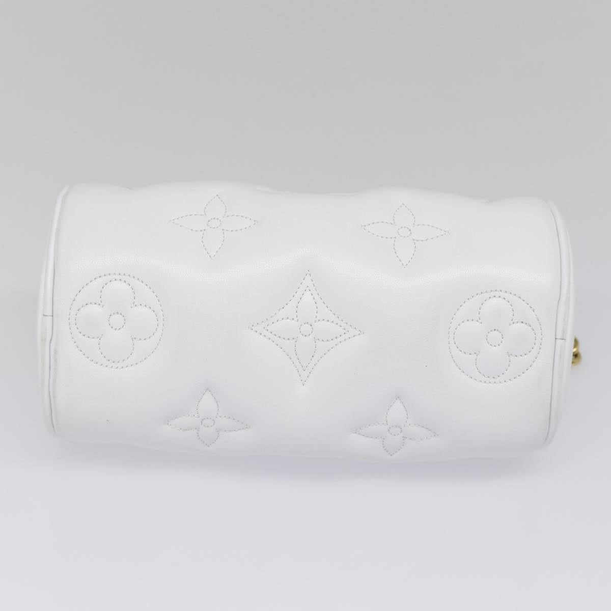 LOUIS VUITTON Bubble Glam Papillon BB Hand Bag Snow M59827 LV Auth 89083SA