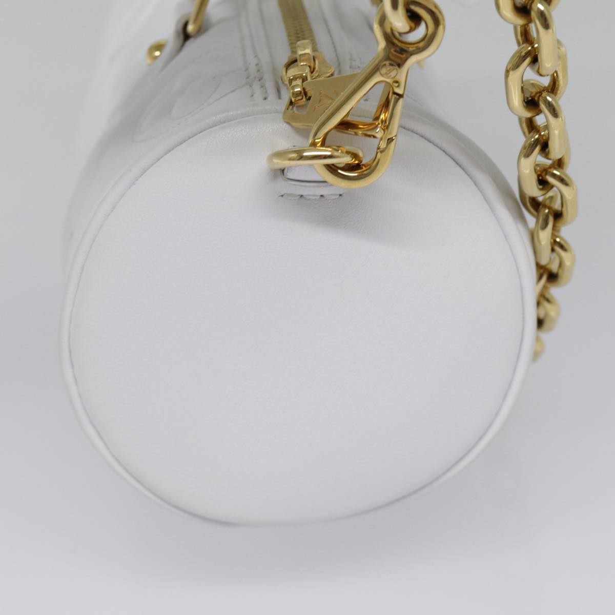 LOUIS VUITTON Bubble Glam Papillon BB Hand Bag Snow M59827 LV Auth 89083SA