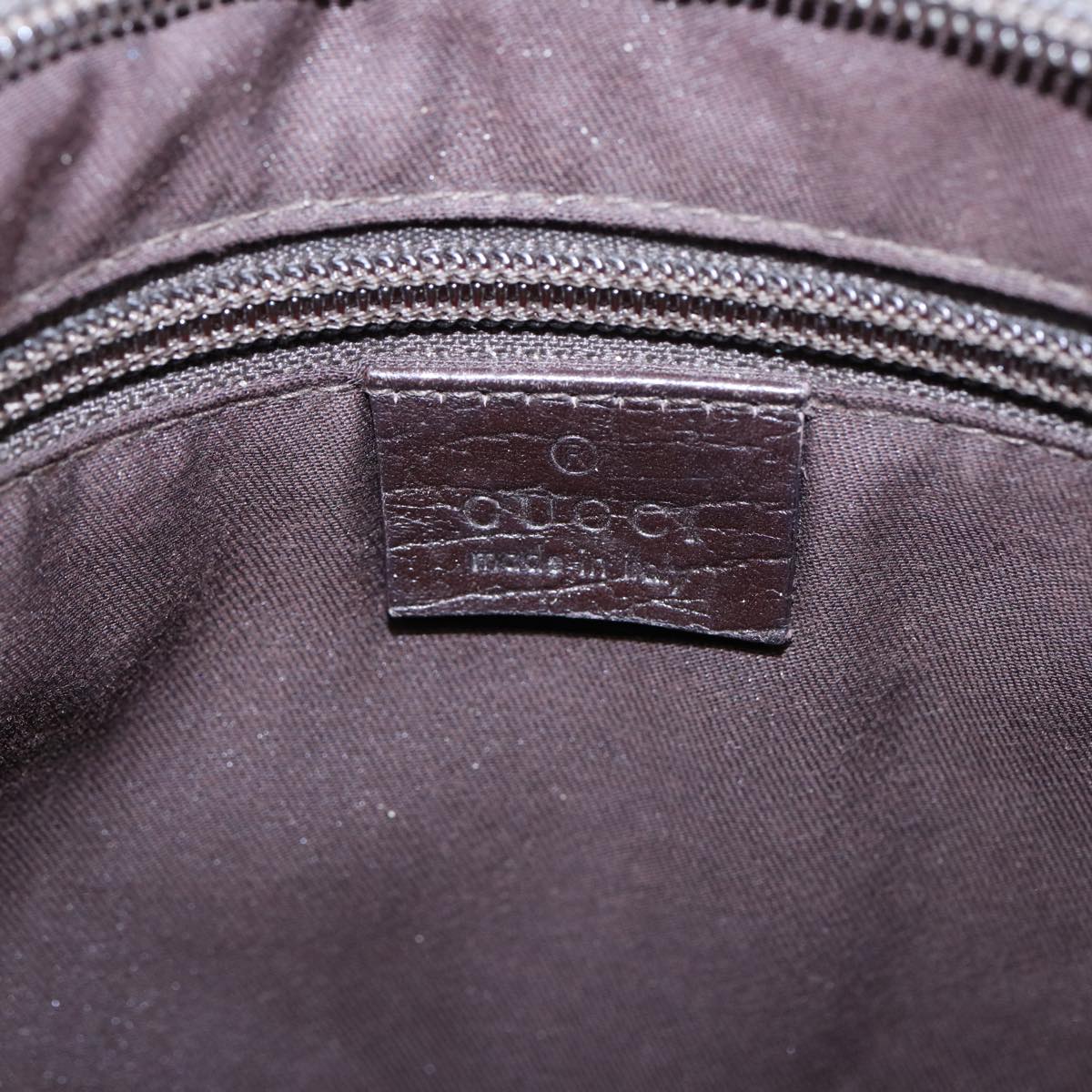 GUCCI GG Supreme Shoulder Bag PVC Leather Beige Silver 141626 Auth 89139