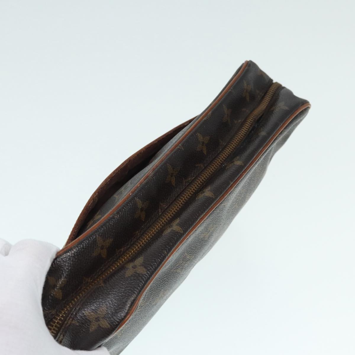 LOUIS VUITTON Monogram Compiegne 28 Clutch Bag M51845 LV Auth 89178