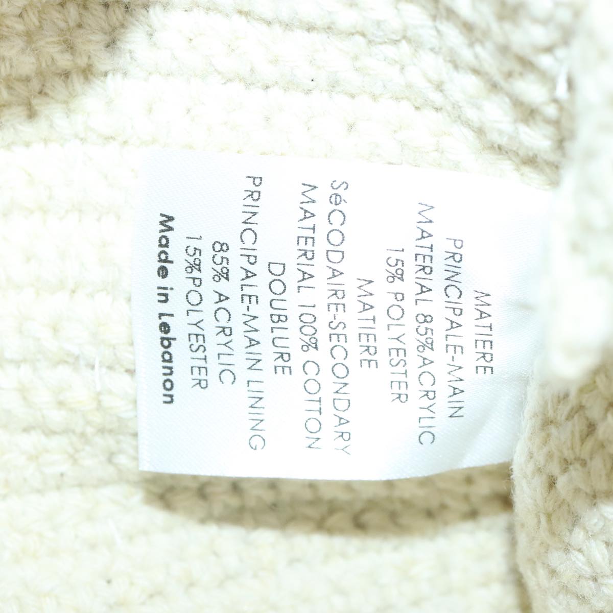 Chloe Hand Bag cotton 2way Beige Auth 89304M