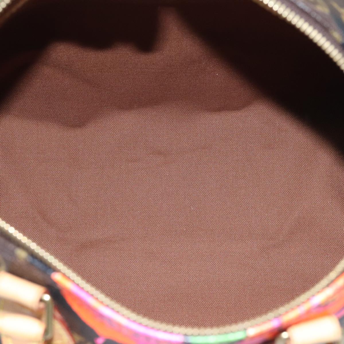 LOUIS VUITTON Monogram Rose Speedy 30 Hand Bag Orange Pink M48610 Auth 89406SAV