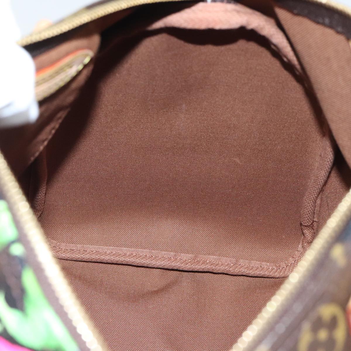 LOUIS VUITTON Monogram Rose Speedy 30 Hand Bag Orange Pink M48610 Auth 89406SAV